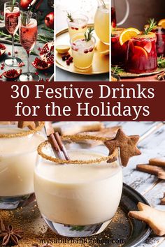 festive drinks for the holidays