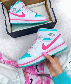 Jordan 1 Mid Digital Pink, Air Jordan 1 Mid Digital Pink, Nike Fashion Shoes, Womens Basketball Shoes