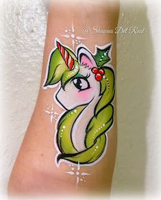 Unicorn Face Paint, Adult Face Painting, Painting Challenge, Reindeer Face, Winter Face, Face Paint Makeup