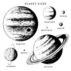 the solar system with all its planets in black and white stock photo, images and royalty