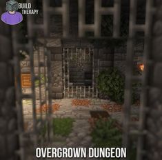 an image of a screenshot of a prison with text over the top that reads, overcrow dunggon