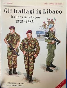 a book with an image of soldiers in uniform