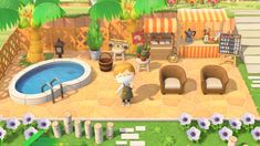 an animal crossing game is shown in this screenshot