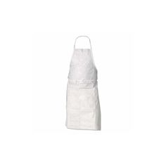 a white apron on a white background