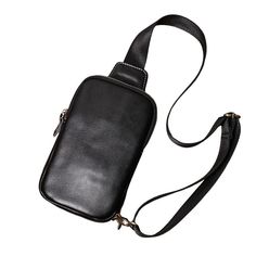 Expertly crafted from genuine leather, the Genuine Leather Men's Chest Bag Messenger is a versatile and stylish choice for daily use. With a simple and unique design, it offers a lightweight and convenient solution for carrying personal belongings like a phone, wallet, and more. The high-quality hardware ensures durability and smooth opening and closing. Your browser does not support our video. Product Information Main Material: Genuine Leather Gender: Unisex Style : Chest bag, small crossbody b Casual Portable Shoulder Bag For Everyday Carry, Everyday Carry Rectangular Chest Bag With Phone Pocket, Leather Mobile Phone Pouch For On-the-go, Black Rectangular Phone Bag For Everyday Carry, Black Rectangular Phone Bag For Everyday, Functional Chest Bag For Everyday, Casual Leather Phone Bag, Classic Rectangular Chest Bag For Travel, Casual Everyday Carry Rectangular Bag