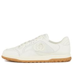 (WMNS) Gucci MAC80 Embroidered Sneakers 'White Gum' 747954-AAB8C-9110 Embroidered Sneakers, Fashion Performance, Stylish Sneakers, Sneakers White, Perfect Pair, Your Perfect, Gum, Gucci, Sneakers