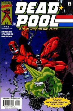 the cover to dead pool comic book