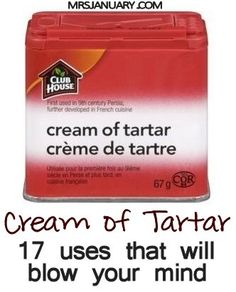 an advertisement for cream of tartar