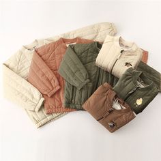 Made from Organic Cotton: An eco-friendly, breathable, and hypoallergenic fabric that’s gentle on delicate skin. Care Instructions: Machine wash on a gentle cycle, tumble dry on low. A Thoughtful Gift: Ideal for birthdays, holidays, or any day you want to make extra special for the little one in your life. Clothes For Children, Patch Jacket, Outdoor Clothes, Comfy Sweatpants, Small Clothes, Coat Winter, Patches Jacket, Outdoor Jacket, Stylish Baby