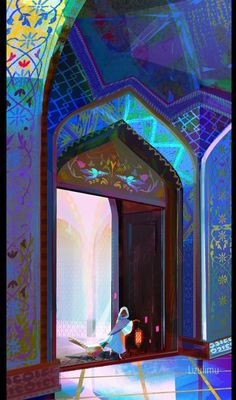 Detailed Background Art, Friendship Art Drawings, Mirror Illustration, Cocoppa Wallpaper, Arte Inspo, Ethereal Art, Environment Concept Art, 영감을 주는 캐릭터, Fantasy Landscape