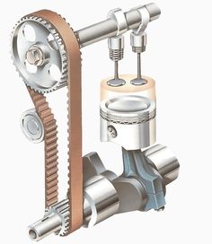 an image of the parts of a car engine