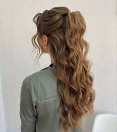 Rambut Brunette, Hairdo For Long Hair, Hair Stylist Life, Bridal Hair And Makeup, Wedding Hair And Makeup