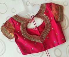 Indian Blouse Designs, Saree Blouse Neck Designs, Backless Blouse Designs, Blouse Design Images, Sari Blouse Designs, Design Page, Blouse Designs Indian, Simple Blouse Designs