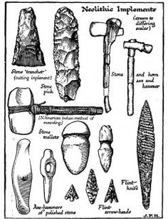 an old drawing of different types of tools