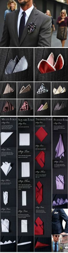 The Art of the Pocket Square #MensWear #PocketSquare #Pinterest Pocket Square Guide, Pocket Square Folds, Air Jordan Retro 4, A Man In A Suit, Der Gentleman, Kemeja Lelaki, Man In A Suit