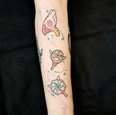 a person with a tattoo on their arm