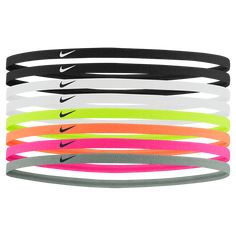 Nike Skinny Headbands 8 Pack Soccer Headbands, Nike Headbands, Nike Pro Women, Head Ties, Young Athletes, Nike Accessories, White Headband, Twist Knot, Nike Kids