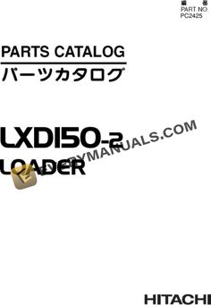 an instruction manual for the new xd100r and other parts from hitachi