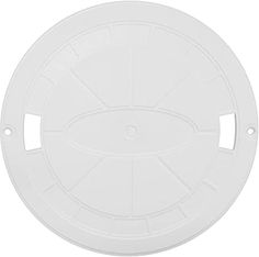 a white plastic lid for a round container