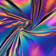 an image of colorful metallic fabric