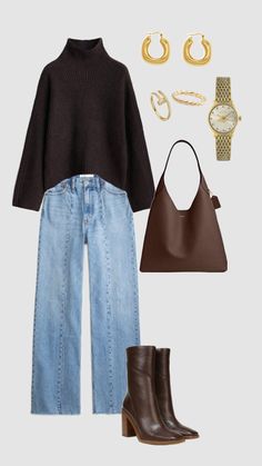 Euro Fall Fashion, Madewell Outfits Fall, Late Summer Fall Outfits, Philly Fall Outfits, Winter Mom Fashion, Cozy Business Casual, Work Outfit Inspo Business Casual, Abercrombie 90s Relaxed Jeans Outfit, Ralph Lauren Fall Outfits