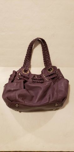 Big Purple Michaels Kors Shoulder Bag. Condition is "Pre-owned". Shipped with USPS Priority Mail. Purple Shoulder Bag With Braided Handles For Daily Use, Purple Shoulder Bag With Braided Handles For Travel, Vintage Purple Bag For Everyday Use, Vintage Purple Shoulder Bag For Daily Use, Michael Kors Shoulder Bag, City Bag, Balenciaga City Bag, Vintage Bags, Priority Mail