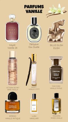 INSPIRATION DES MEILLEURS PARFUM POUR FEMME ODEUR VANILLE #parfum  #astucesbeauté Layering Parfum, Vanilla Skincare, Gourmand Scents, Zara Parfum, Victoria's Secret Bare Vanilla, Parfum Collection, Bare Vanilla, Fragrance Lab, Fragrances Perfume Woman