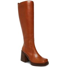 As one of the most iconic brands in the footwear industry, Steve Madden offers the trend you're looking for at an accessible price point. Manufacturer: Steve Madden Suggested Price: $189.00 Style Type: Knee-High Boots Collection: Steve Madden Material: Leather/Textile/Polyurethane/Man Made Country of Origin: India Specialty: Block Heel Gender: Womens Fabric Type: Leather Size Origin: US Sku: P2774761 Dress Boots Women, Leather Boot Shoes, Stylish Boots, Wide Calf Boots, Platform Boots, Dress With Boots, Boot Shoes Women, Leather Fashion, High Boots