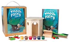 the tooth fairy kit is in its box