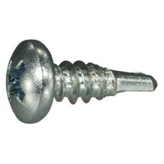 an image of a metal screw on a white background