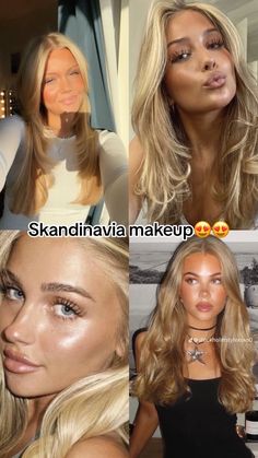 Scandinavia Makeup, Model Make Up, Makeup For Picture Day, Sunkissed Makeup, Makeup Tuts, Simple Makeup Tips, Pretty Makeup Looks, Smink Inspiration, Face Makeup Tips