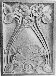 a drawing of flowers in a vase with leaves and swirls on the bottom, vintage line drawing or engraving illustration