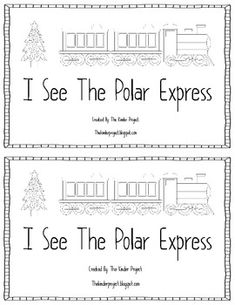 two train tickets with the words i see the polar express and i see the polar express