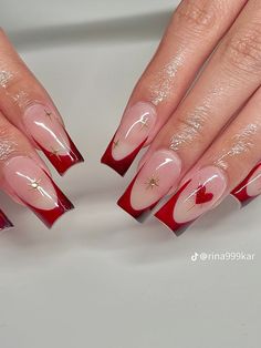 Red Square Nails, Formal Nails, Square Nail Designs, Summery Nails, Glamorous Nails, Short Square Acrylic Nails, Red Nail Designs, Long Acrylic Nails Coffin, Nails Red