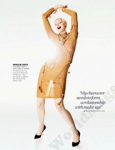 a woman is dancing in an advertisement for women's health magazine, november 2009