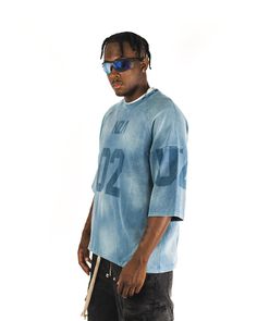 Composition Heavy-Weight Quality Acid Wash Oversized fitting Panel Stitching Acid Wash Embroidery Quote " SEE YOU AT THE TOP" MODEL 6'1 WEARING M Please note this product should take 1-2 weeks to arrive as each product is made exclusively for your vision only . Oversized Jersey, Visionary Fashion, Graphic Shirt Design, Streetwear Inspiration, Blue Panels, Aesthetic Streetwear, Men Stylish Dress, Aesthetic Fits, Charcoal Black