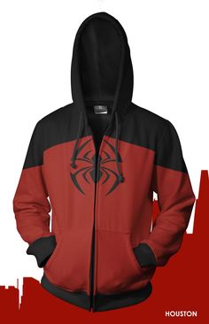 Scarlet Spider Hoodie, Scarlet Spider Kaine, Marvel Hoodie, Marvel Outfits, Spider Hoodie, Purple Spider, Hoodie Outfits