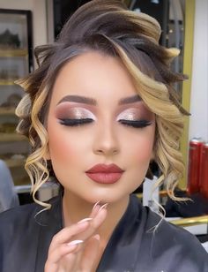 Glam Bride Makeup, Birthday Makeup Looks, Party Make-up, Wedding Makeup Tutorial, Wedding Eye Makeup, Glam Wedding Makeup, Bridal Makeup Images, Bridal Eye Makeup, Birthday Makeup