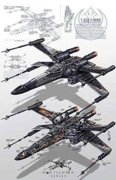 the star wars concept art is very detailed