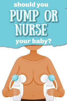 Illustration of a woman holding breast pump parts to her breasts and pumping breast milk. Pumping At Work, Exclusive Breastfeeding, Stopping Breastfeeding, Formula Feeding, Or Nurse