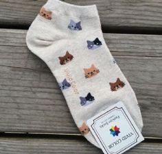 Funky Socks, Fun Socks, Cat Socks, Cat Fashion, Crazy Socks, Funny Socks, Cute Socks, Socks And Tights, Cat Clothes