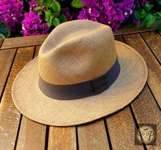 Handmade Panama Hat ~ in Coffee Brown Colour with Black Outer Band ~ Genuine Panama hat handwoven with Toquilla palm ~ ~ Handwoven in Ecuador ~ ~ Inside comfort band ~ Other colour hats and bundles available from our store > https://www.etsy.com/shop/personalisedpanamas Coffee Brown Color, Outback Hat, Unique Hats, Color Bands, Handmade Hat, Easy Travel, Handmade Artwork, Coffee Brown, Fedora Hat