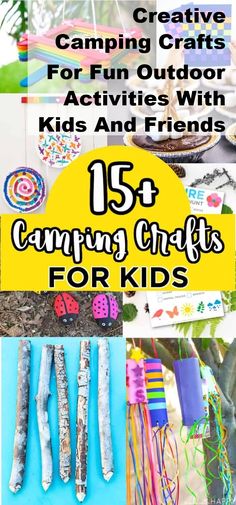 Discover the joy of outdoor creativity with our guide to camping crafts! Perfect for kids and friends, these fun activities will enhance your camping experience and bring everyone together. From nature-inspired art to DIY projects using simple materials, these creative camping crafts will keep spirits high and imaginations soaring. Get ready for memorable moments under the stars while crafting unique keepsakes from your adventures! Things To Do Camping, Outside Activities For Kids, Activities With Kids, Glamping Ideas, Fun Outdoor Activities, Outside Activities, Camping Glamping