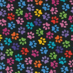 Timeless Treasures Cat Paws Color Black GAIL-C9328 Farm Animal Fabric, Cat Fabric, Fabric Suppliers, Dog Paw, Decor Accents, Cat Paws, Timeless Treasures, For Cats, Quilt Fabric