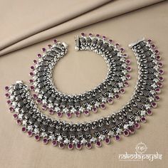 Anklets – Page 3 – Nakoda Payals Fancy Jewelry Necklace, Kiara Advani, Silver Anklets, Fancy Jewelry, Design Silver