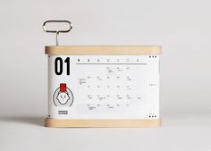 a calendar with an image of a snowman on it and the date is 01