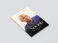 a book with an image of a man on it