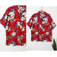 Check out this item in my Etsy shop https://www.etsy.com/listing/1240258429/iolani-hawaiian-shirt-aloha-flowers Hawian Shirt, Big Bird Sesame Street, Flowers Pattern, Navy Color, Perfect Shirt, Vintage Shirts, Hawaiian Shirt, Mens Clothing Styles, Flower Patterns