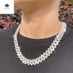 🎁 Introducing our Exquisite 15mm Moissanite Cuban Link Chain – The Perfect Gift for Him 🎁Looking for the ideal gift to make your husband's birthday extra special? Want to surprise your brother with a unique present? Searching for a memorable anniversary gift for that special someone? Look no further!🌟 Our 15mm Moissanite Cuban Link Chain is the answer to all your gifting needs! 🌟Certified by GRA and guaranteed to pass the diamond tester, this chain is a true testament to quality and authenti Diamond Cuban Link Chain, Diamond Tester, Husband Birthday, Perfect Gift For Him, Cuban Link Chain, Unique Presents, Cuban Link, Love Symbols, Moissanite Diamonds