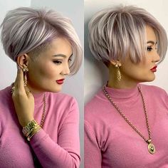 Short Feathered Hairstyles Over 50, Kort Bob, Pixie Bob Hairstyles, Stacked Haircuts, Messy Pixie, Bob Cuts, Pixie Bob Haircut, Stacked Bob Haircut